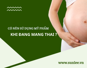 Có nên sử dụng mỹ phẩm khi đang mang thai