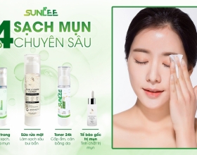 Bộ 4 sản phẩm sạch mụn chuyên sâu