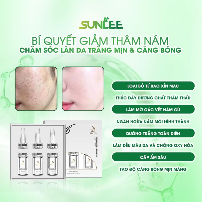 Bí quyết trị thâm nám sunlee