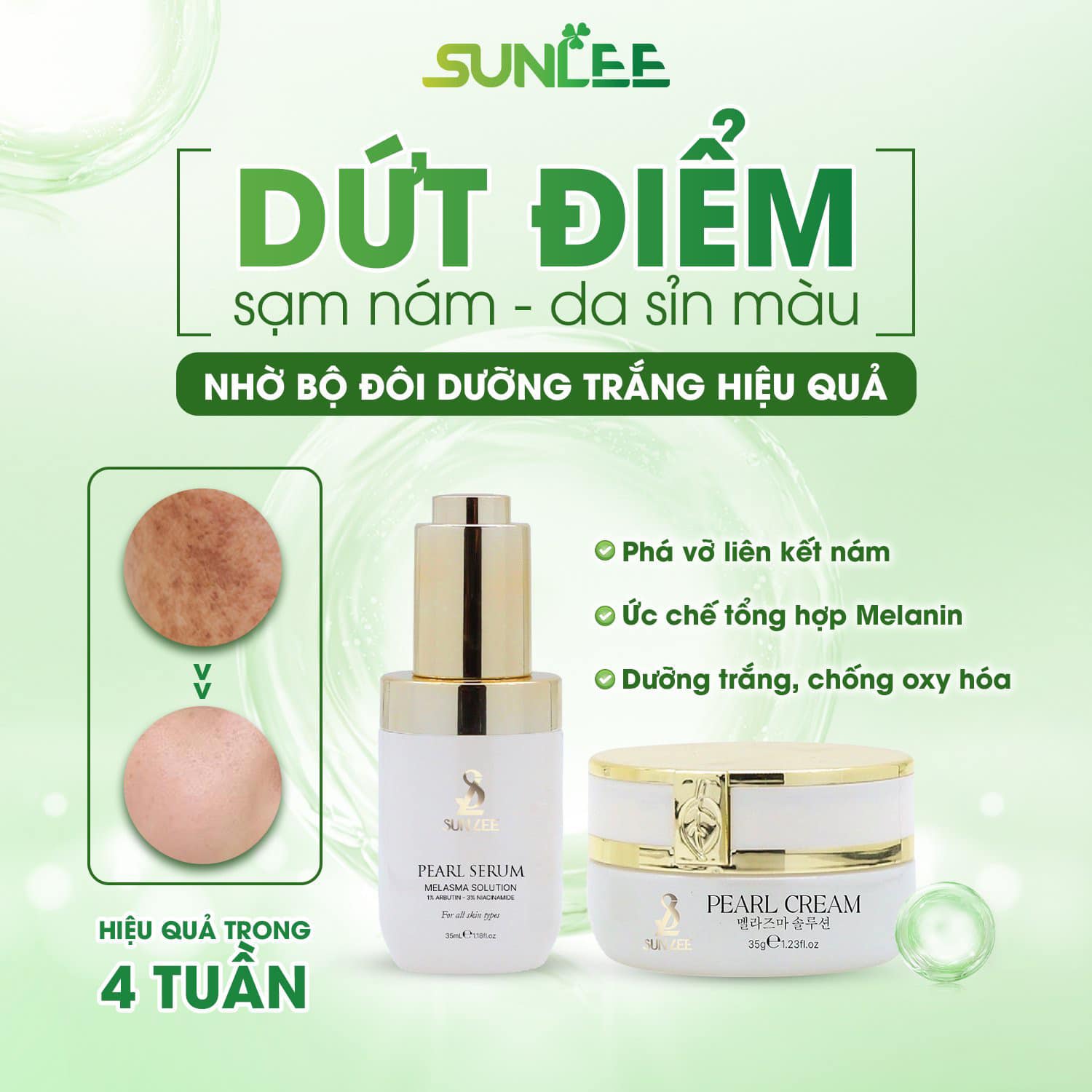 Bộ đôi dưỡng da sunlee