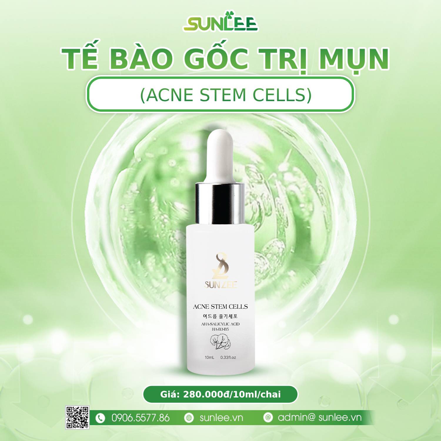 Tế bào gốc trị mụn