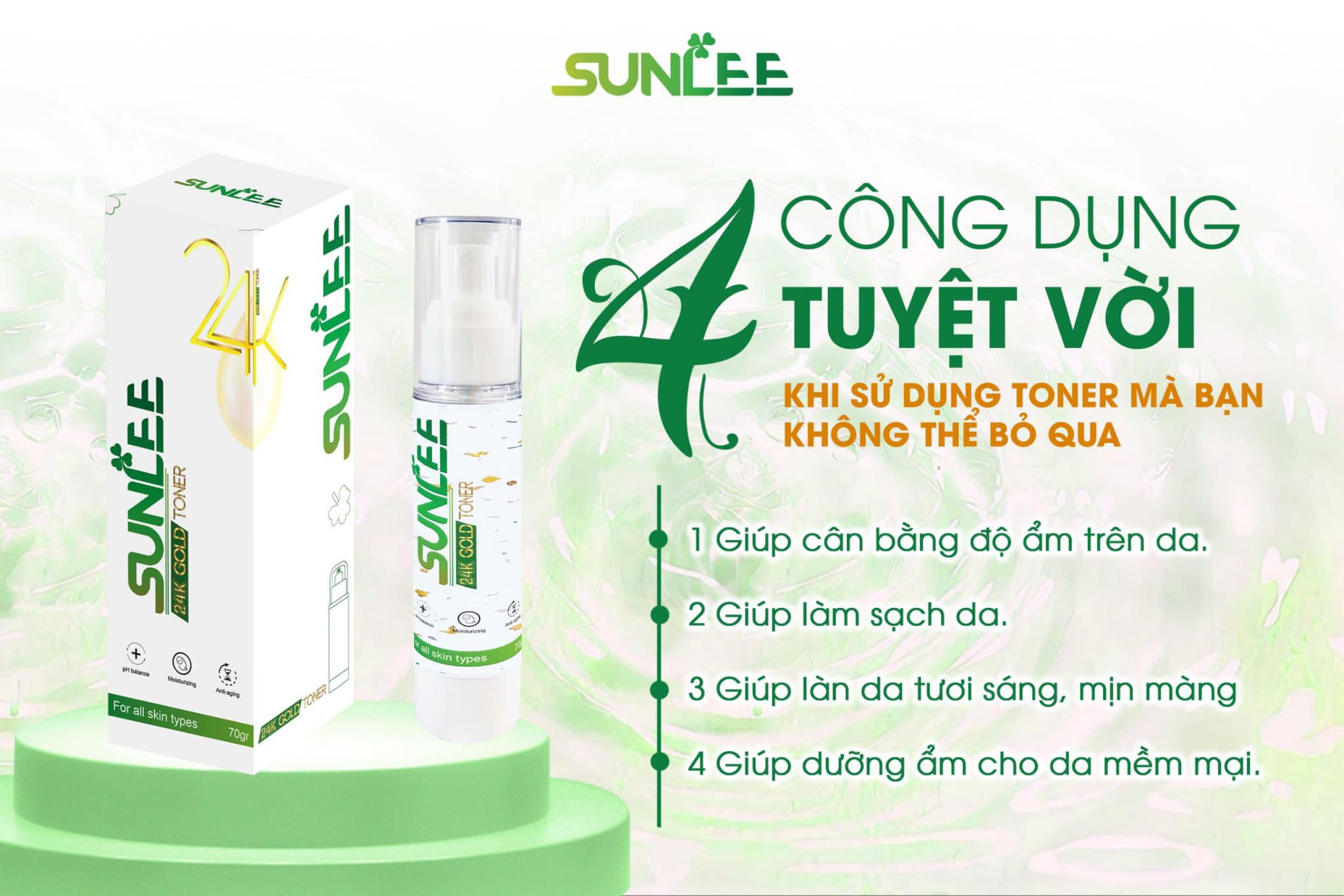 Công dụng toner sunlee